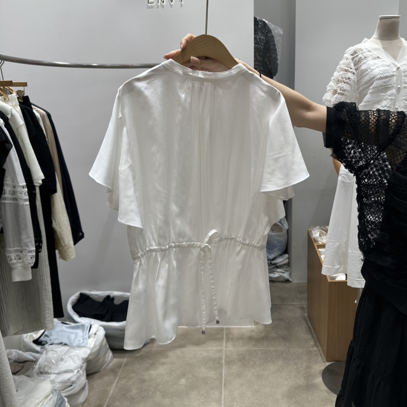ENVY東大門㊣實拍女士新品時尚職業推薦人氣休閑襯衫蕾絲衫ENVY襯衫/蕾絲衫