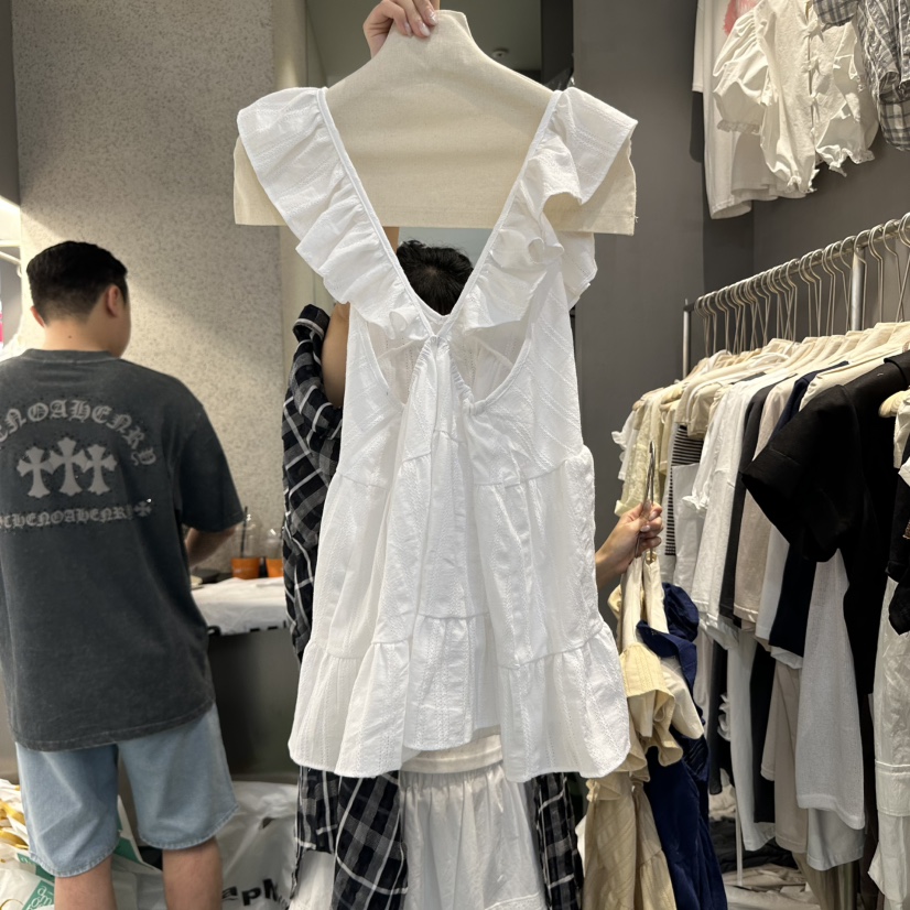 AMOEBA東大門㊣實拍女士新款休閑職業真品25春夏時尚吊帶背心AMOEBA吊帶/背心