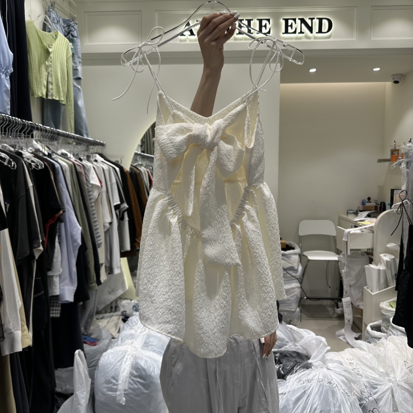 AT THE END韓國直郵㊣女裝新品職業真品休閑人氣吊帶背心AT THE END吊帶/背心