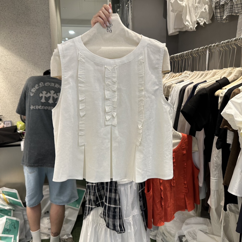 AMOEBA東大門㊣代購女裝新品人氣25春夏時尚熱賣真品吊帶背心AMOEBA吊帶/背心