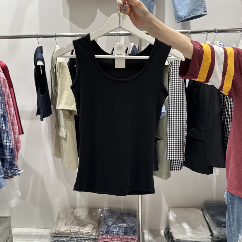 ZIPPER韓國代購㊣女士新款職業休閑熱賣25春夏時尚吊帶背心ZIPPER吊帶/背心圖色3