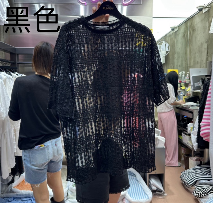 RUNWAY-런웨이東大門㊣實拍女裝新款時尚真品人氣襯衫蕾絲衫RUNWAY襯衫/蕾絲衫圖色3