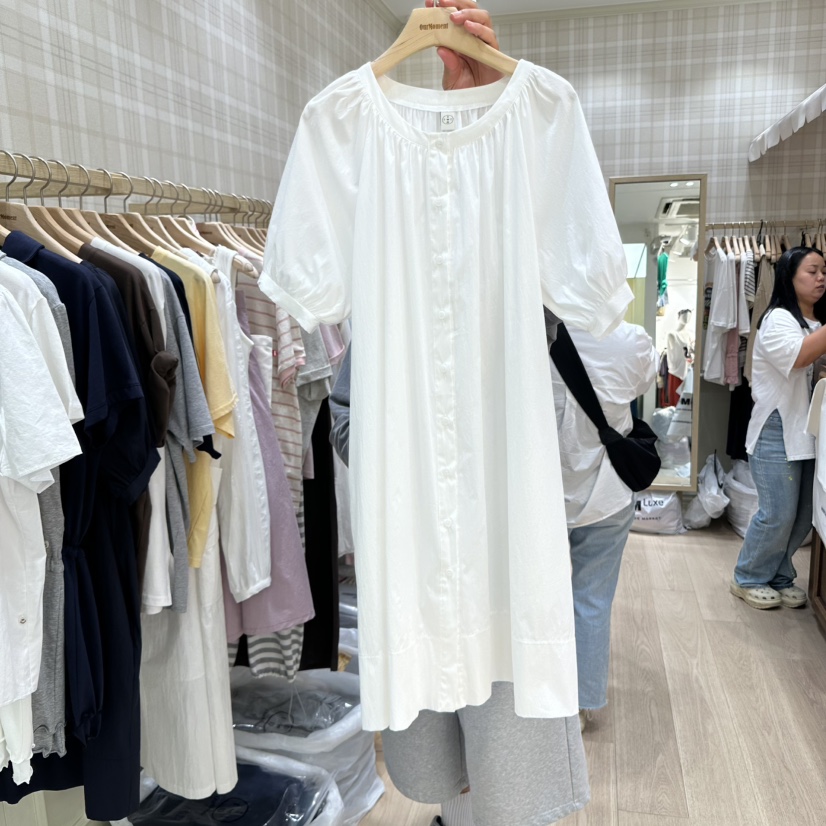 OURMOMENT東大門㊣代購女士新品真品職業人氣時尚25春夏連衣裙OURMOMENT連衣裙