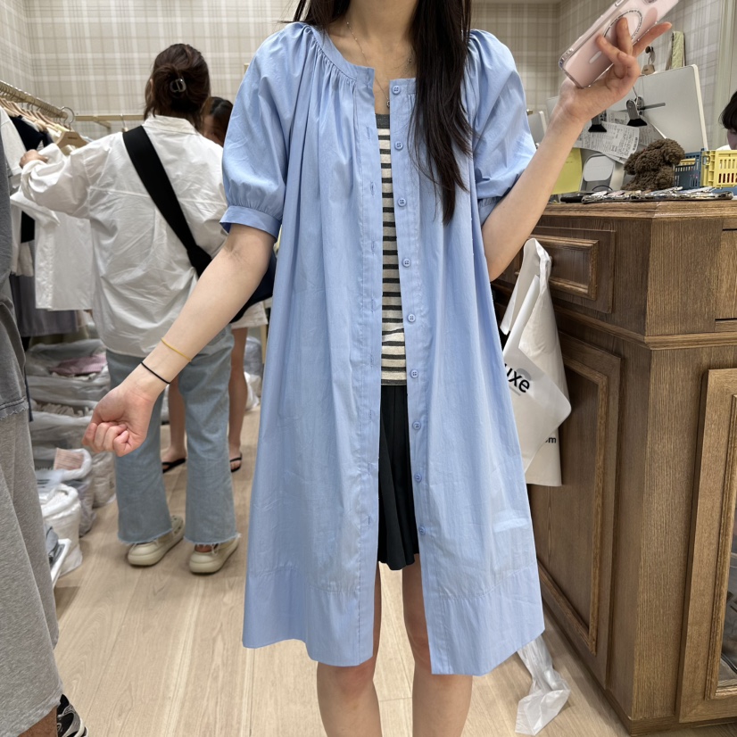 OURMOMENT東大門㊣代購女士新品真品職業人氣時尚25春夏連衣裙OURMOMENT連衣裙圖色2