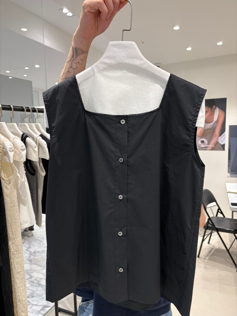 THE BRUNCH東大門㊣代購女士新品時尚休閑職業25春夏吊帶背心THE BRUNCH吊帶/背心圖色2