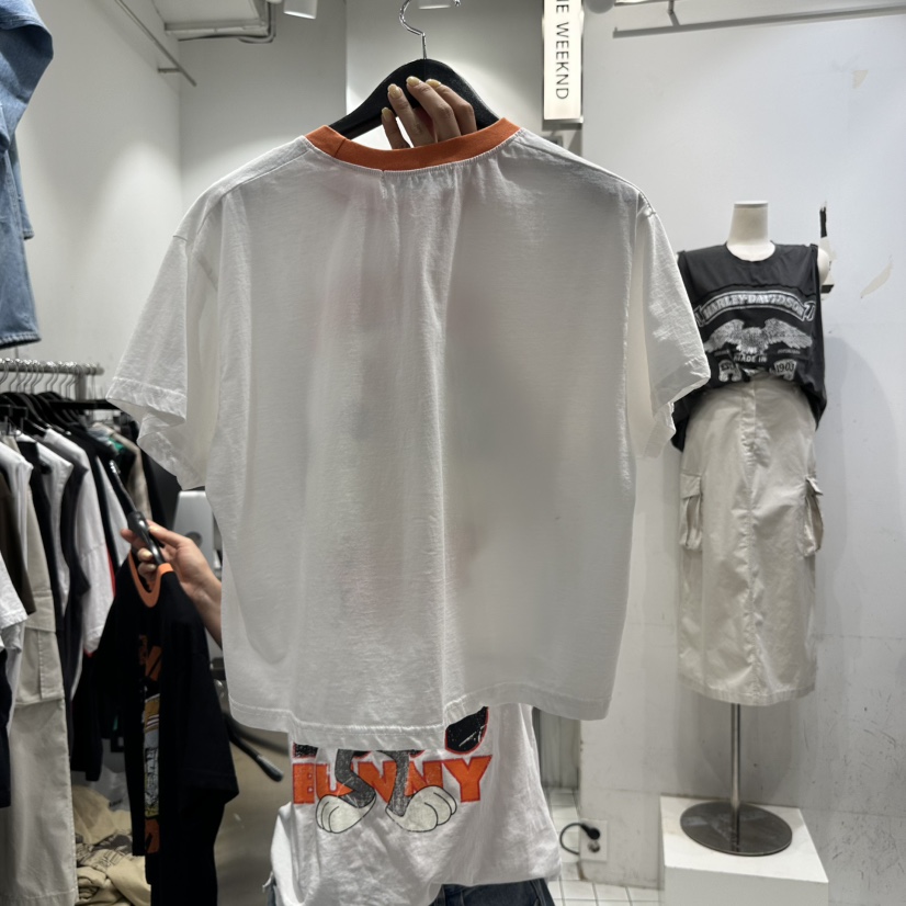 THE WEEKND東大門㊣直郵女士新品熱賣25春夏時尚人氣T恤短款THE WEEKNDT恤