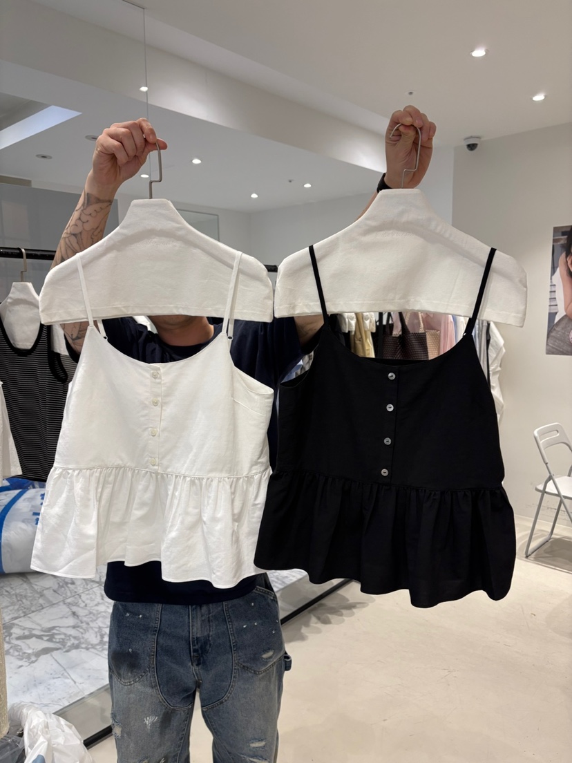 THE BRUNCH東大門㊣直郵女裝新款熱賣時尚休閑25春夏吊帶背心THE BRUNCH吊帶/背心