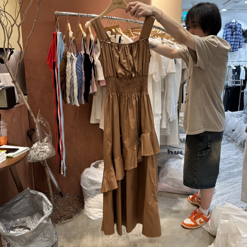 MIENNE韓國直郵㊣女士新品推薦時尚熱賣真品25春夏休閑連衣裙MIENNE連衣裙