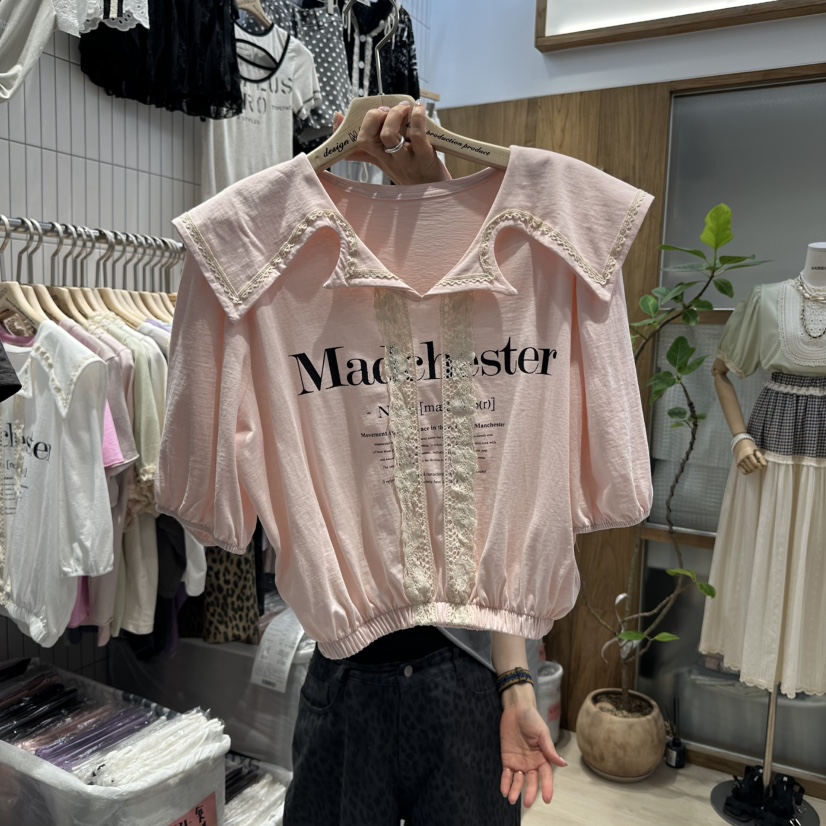 MARI CO韓國代購㊣女裝新品熱賣真品推薦職業人氣時尚休閑T恤MARI COT恤圖色2