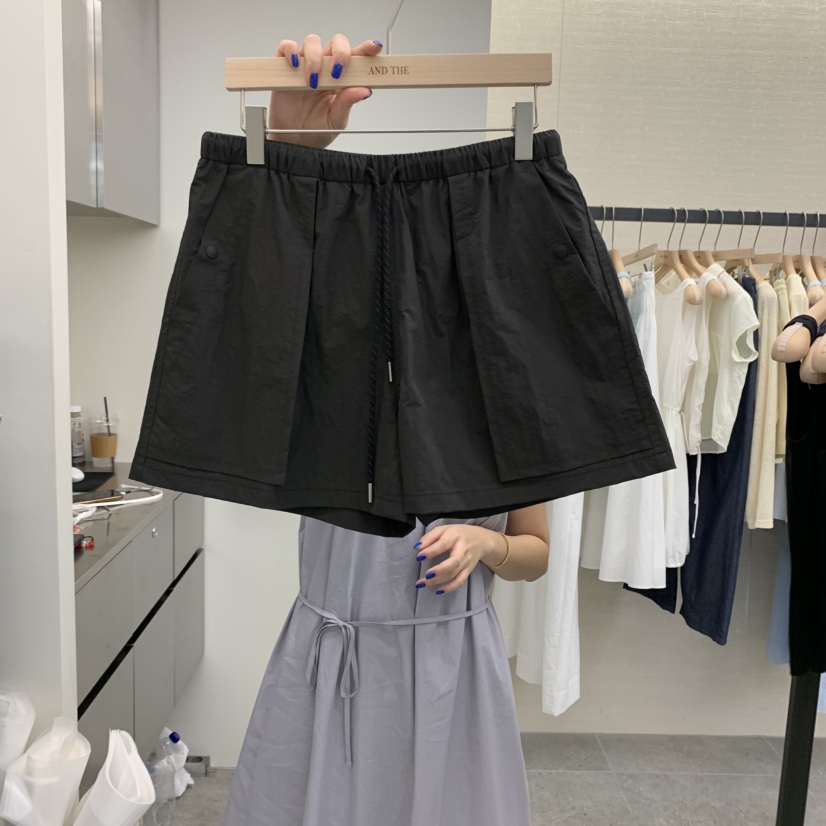 AND THE東大門㊣代購女裝新款真品25春夏人氣職業休閑短褲AND THE短褲