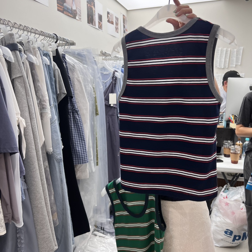 SOLD OUT東大門㊣實拍女裝新品真品時尚職業休閑25春夏吊帶背心SOLD OUT吊帶/背心