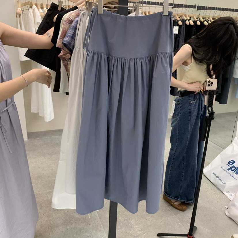AND THE東大門㊣直郵女士新款推薦真品休閑人氣半身裙中短裙AND THE半身裙/中短裙