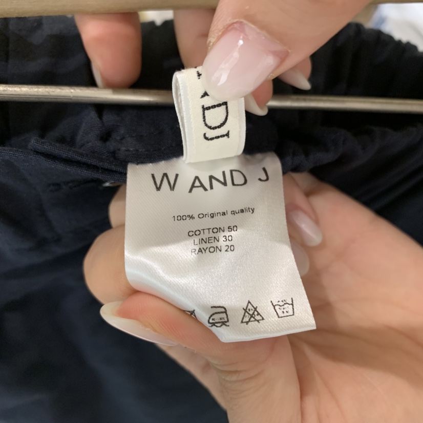 W AND J韓國直郵㊣女裝新款職業25春夏真品時尚人氣熱賣短褲W AND J短褲