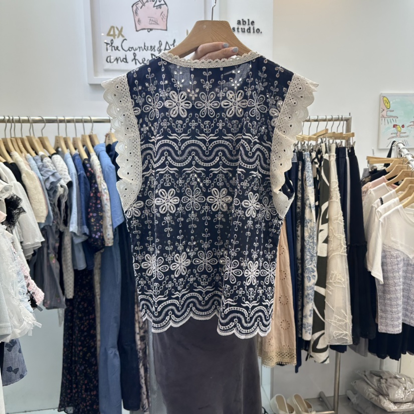 ABLESTUDIO東大門㊣直郵女士新品職業熱賣人氣25春夏吊帶背心ABLE STUDIO吊帶/背心