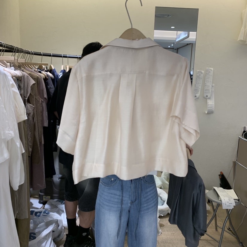 W AND J韓國代購㊣女士新款25春夏休閑職業真品人氣熱賣夾克W AND J夾克