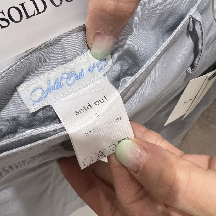 SOLD OUT東大門㊣實拍女裝新款時尚推薦25春夏職業短褲蕾絲SOLD OUT短褲