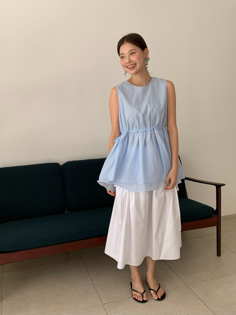 LOVE MY SANTA東大門㊣實拍女士新款25春夏時尚職業吊帶背心Santa/LOVE MY SANTA吊帶/背心