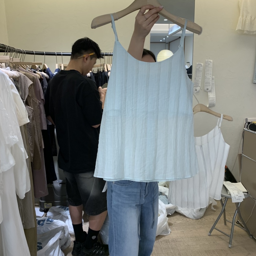 W AND J東大門㊣直郵女裝新品人氣時尚職業熱賣真品吊帶背心W AND J吊帶/背心圖色1