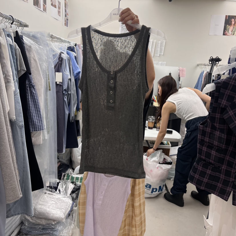 SOLD OUT韓國直郵㊣女士新款休閑真品推薦熱賣職業吊帶背心SOLD OUT吊帶/背心圖色4