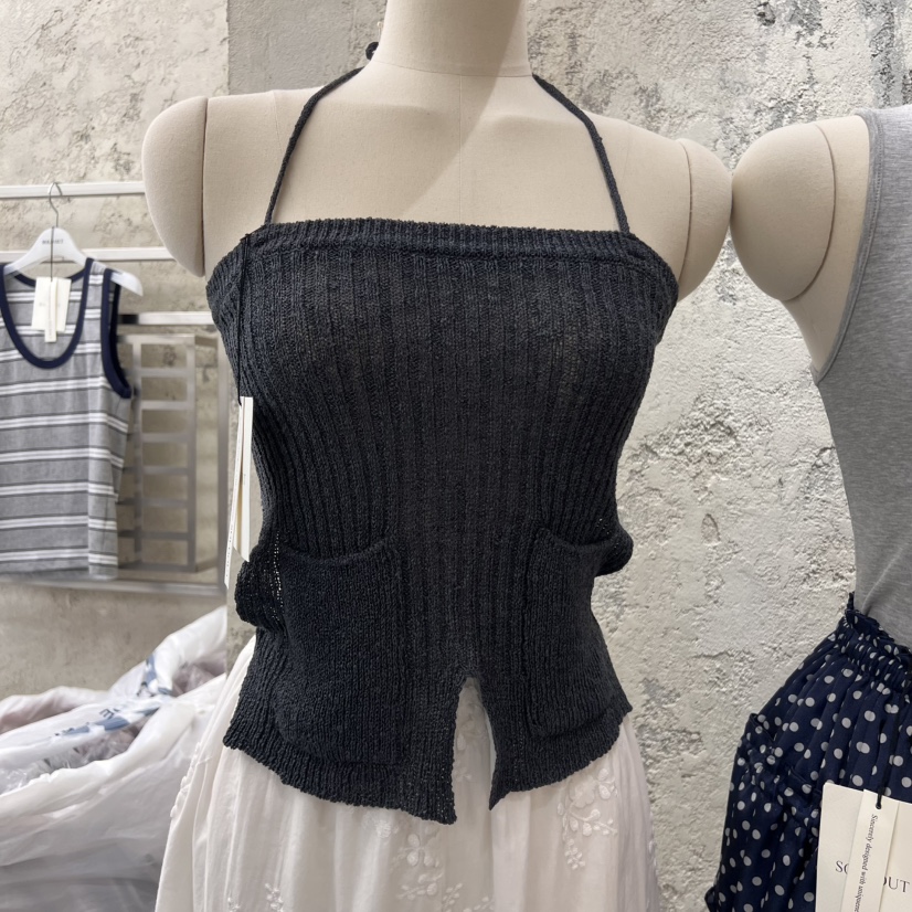 SOLD OUT東大門㊣代購女士新品人氣真品休閑推薦時尚吊帶背心SOLD OUT吊帶/背心