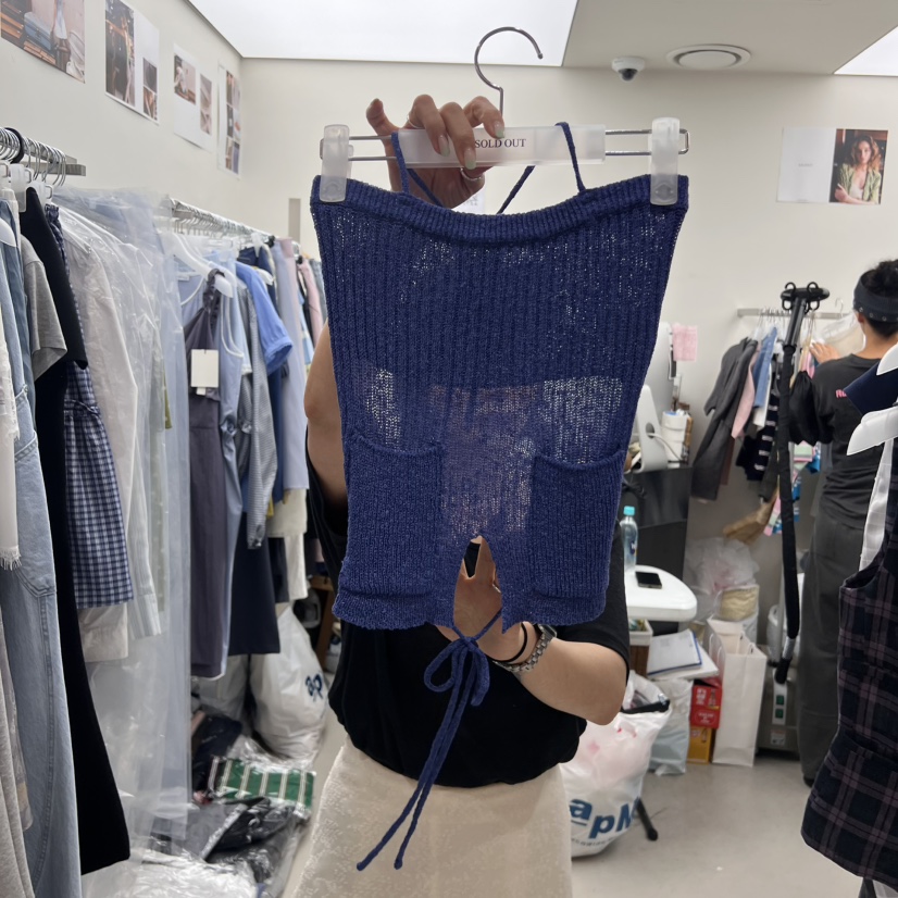 SOLD OUT東大門㊣代購女士新品人氣真品休閑推薦時尚吊帶背心SOLD OUT吊帶/背心圖色2