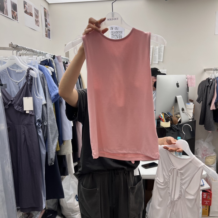SOLD OUT東大門㊣代購女士新品休閑職業真品25春夏吊帶背心SOLD OUT吊帶/背心圖色4