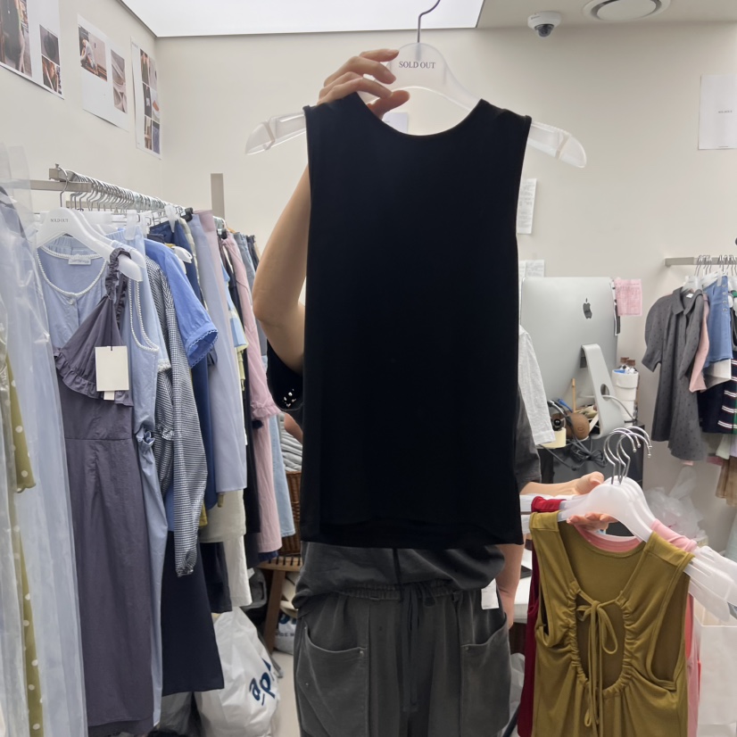 SOLD OUT東大門㊣代購女士新品休閑職業真品25春夏吊帶背心SOLD OUT吊帶/背心圖色5