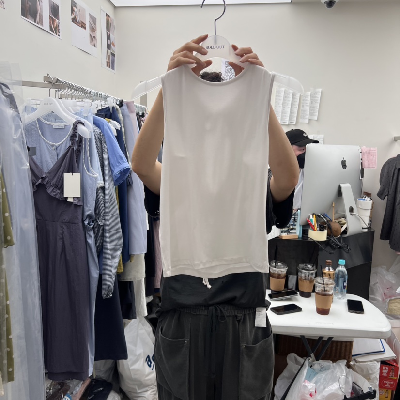 SOLD OUT東大門㊣代購女士新品休閑職業真品25春夏吊帶背心SOLD OUT吊帶/背心圖色6