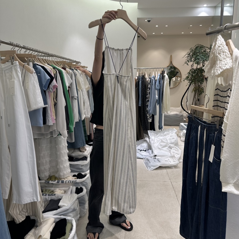 GRACIA韓國代購㊣女士新品人氣25春夏休閑推薦真品職業連衣裙GRACIA連衣裙