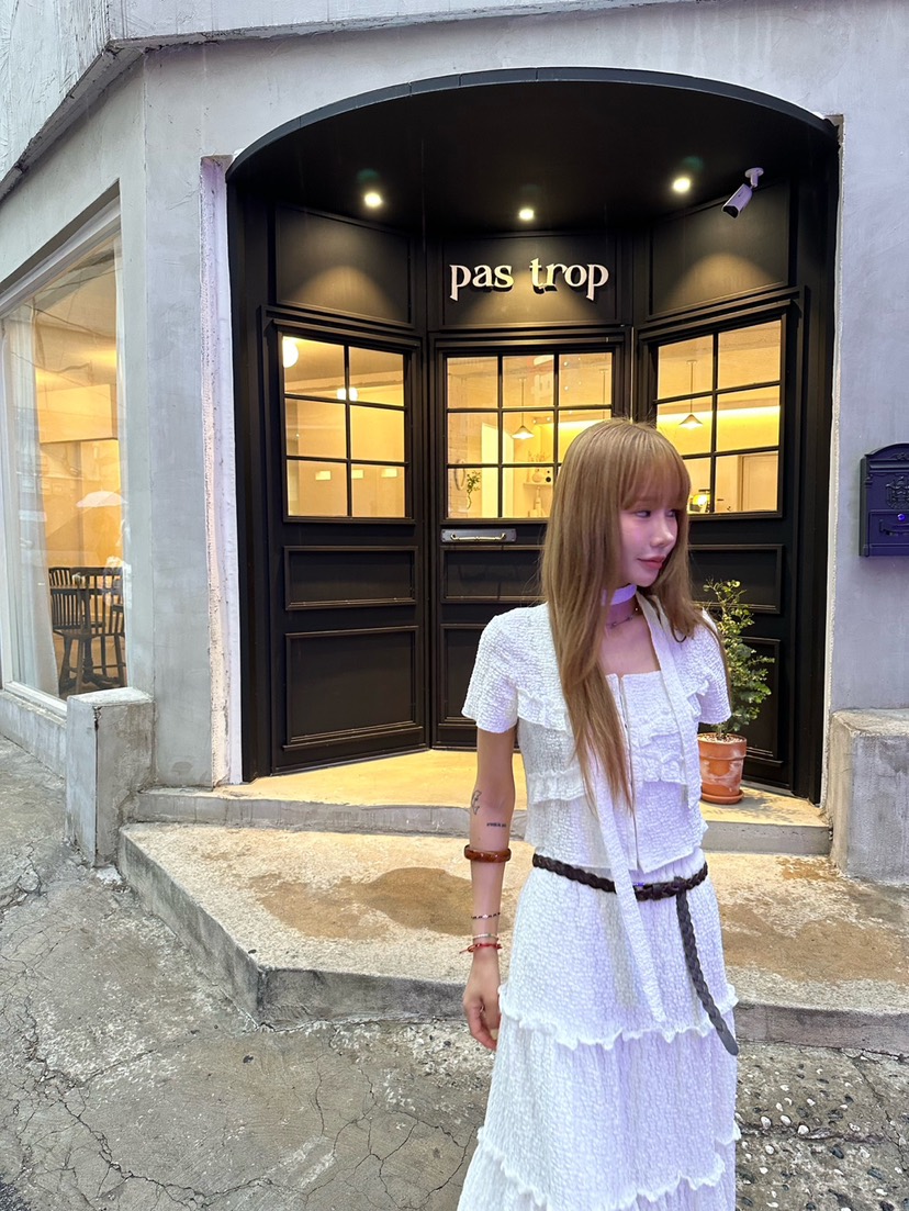 ZEROZERO韓國直郵㊣女裝新品真品25春夏推薦休閑長裙不含腰帶ZEROZERO長裙