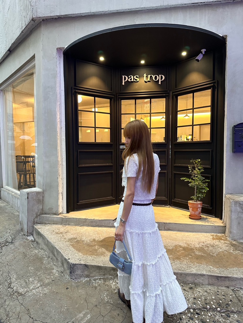 ZEROZERO韓國直郵㊣女裝新品真品25春夏推薦休閑長裙不含腰帶ZEROZERO長裙