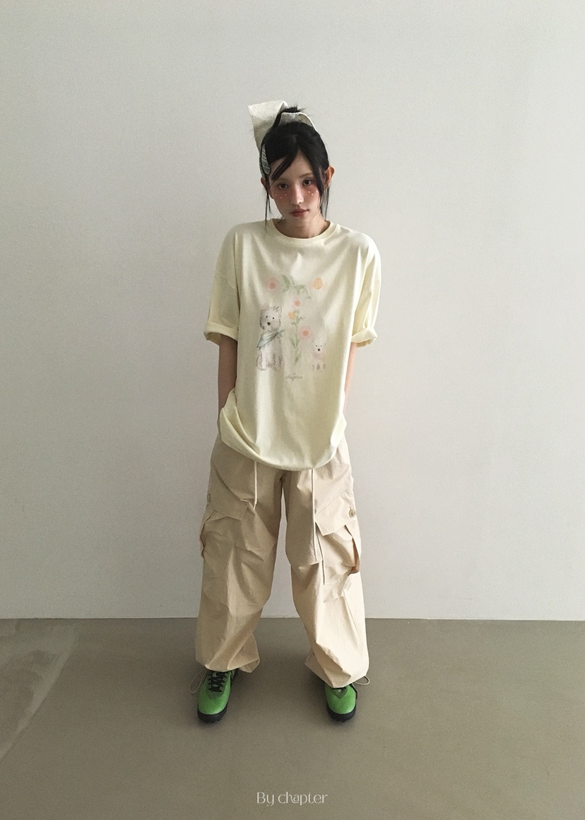 BY CHAPTER東大門㊣直郵女裝新品推薦熱賣25春夏時尚休閑褲Chapter休閑褲