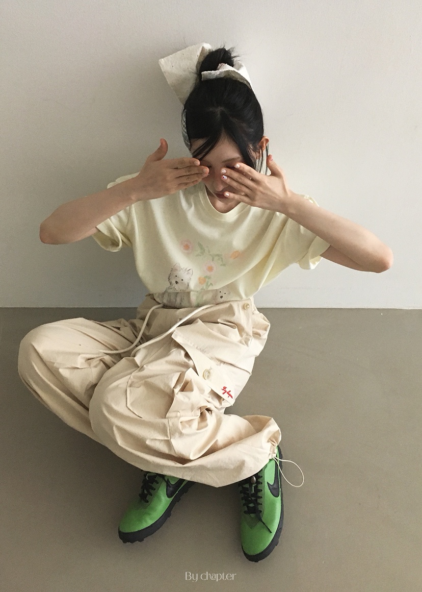 BY CHAPTER東大門㊣直郵女裝新品推薦熱賣25春夏時尚休閑褲Chapter休閑褲