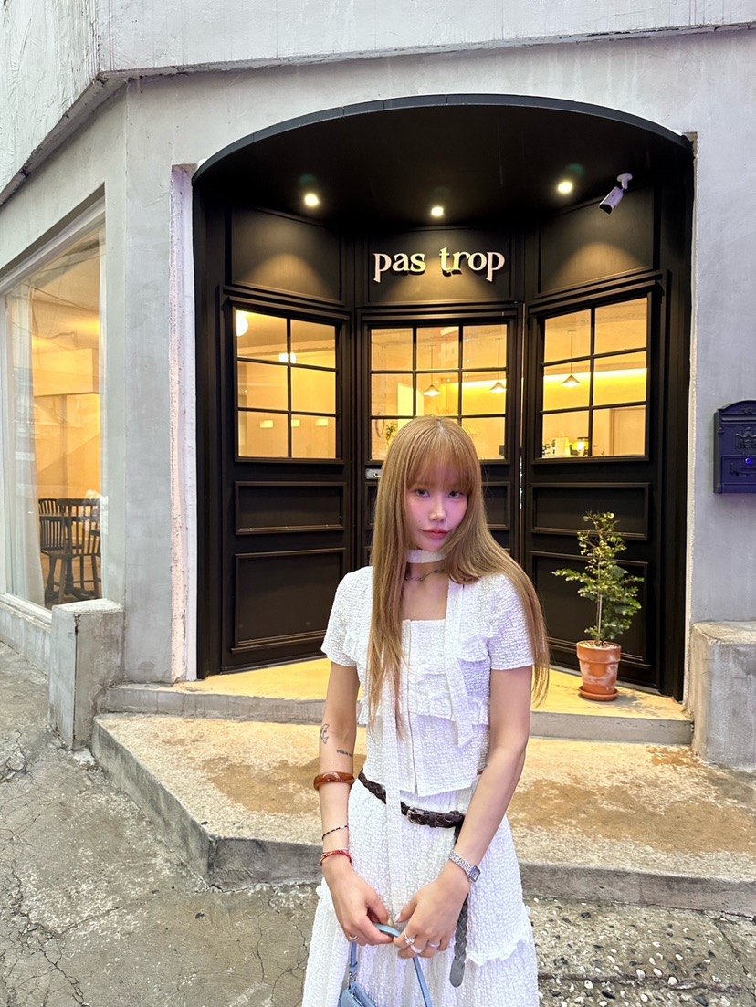 ZEROZERO韓國代購㊣女裝新款人氣時尚真品襯衫蕾絲衫含脖帶ZEROZERO襯衫/蕾絲衫