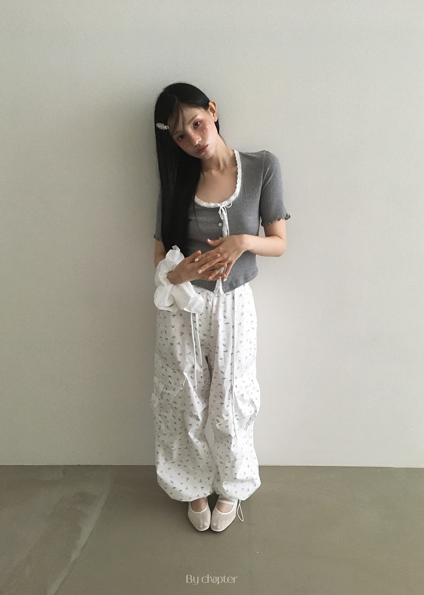 BY CHAPTER東大門㊣代購女裝新品時尚25春夏熱賣推薦休閑褲Chapter休閑褲
