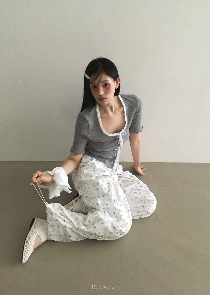 BY CHAPTER東大門㊣代購女裝新品時尚25春夏熱賣推薦休閑褲Chapter休閑褲
