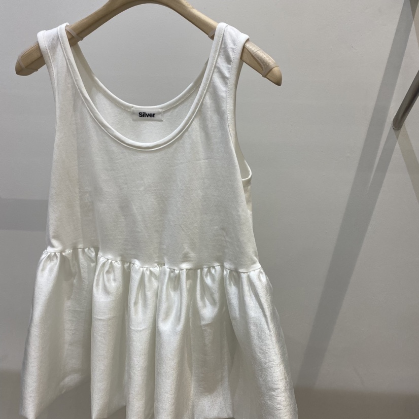 SILVER東大門㊣直郵女裝新款推薦人氣真品熱賣25春夏吊帶背心SILVER吊帶/背心