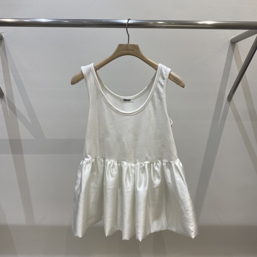 SILVER東大門㊣直郵女裝新款推薦人氣真品熱賣25春夏吊帶背心SILVER吊帶/背心