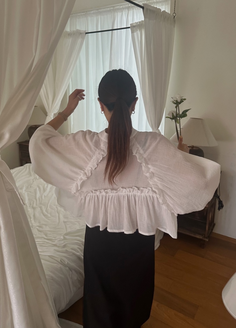 BYRING東大門㊣直郵女士新款人氣25春夏熱賣真品襯衫蕾絲衫BYRING襯衫/蕾絲衫