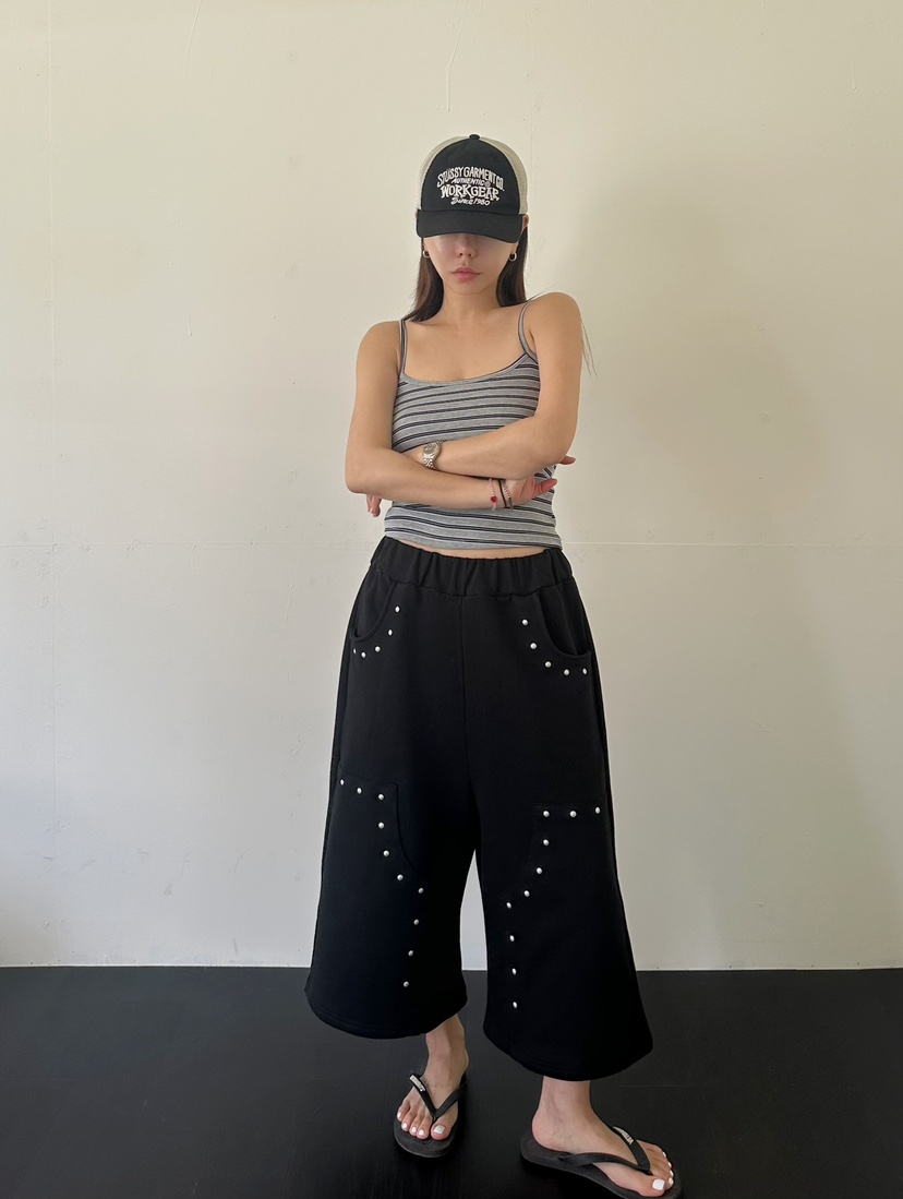 BYRING韓國直郵㊣女裝新品職業推薦時尚休閑人氣熱賣休閑褲BYRING休閑褲
