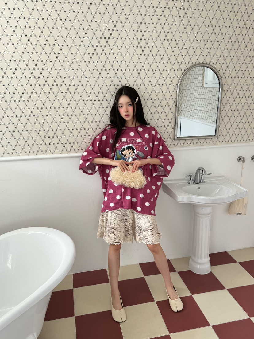 MAISONDEGLORY東大門㊣代購女士新品人氣熱賣推薦休閑25春夏T恤MAISON DE GLORYT恤