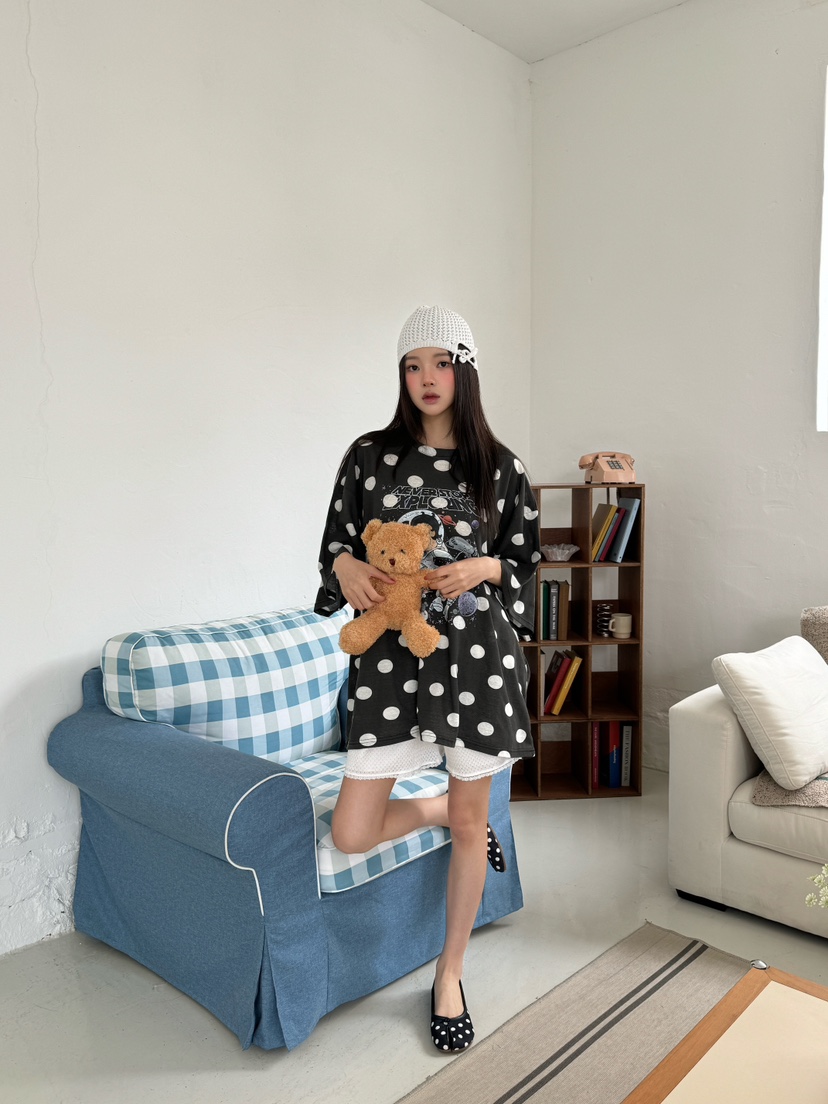 MAISONDEGLORY東大門㊣代購女士新品人氣熱賣推薦休閑25春夏T恤MAISON DE GLORYT恤