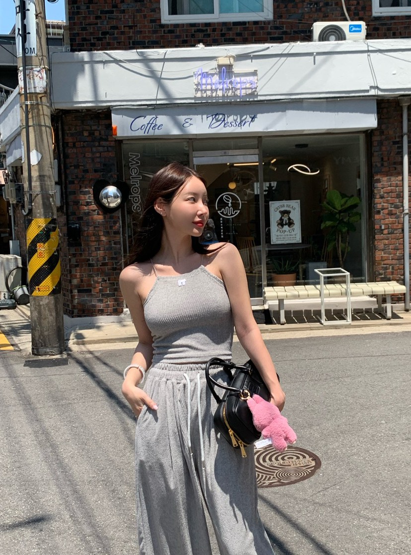 REVE CITE-L韓國直郵㊣女士新款真品熱賣人氣休閑吊帶背心REVE CITE吊帶/背心