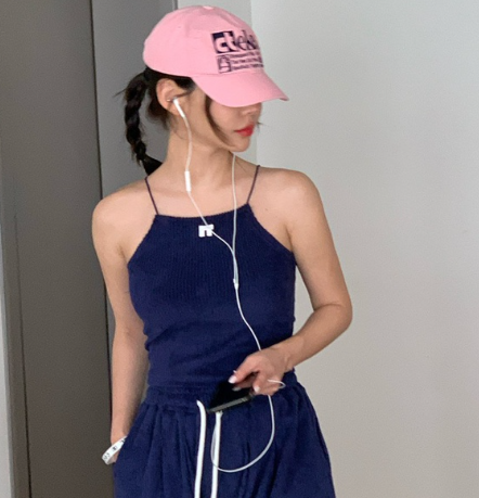 REVE CITE-L韓國直郵㊣女士新款真品熱賣人氣休閑吊帶背心REVE CITE吊帶/背心圖色2