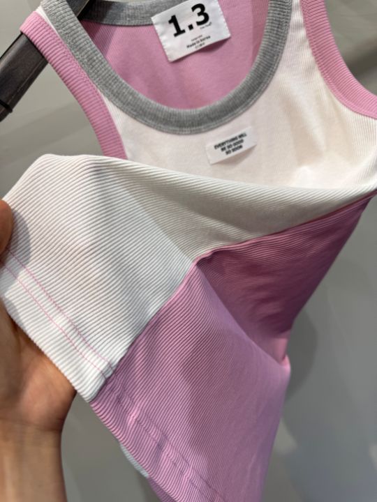 1.3東大門㊣實拍女士新品時尚25春夏休閑熱賣真品吊帶背心1.3吊帶/背心