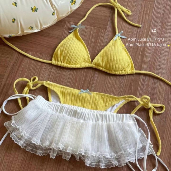 N3東大門㊣實拍女裝新品25春夏時尚熱賣真品休閑泳裝三件套N3泳裝