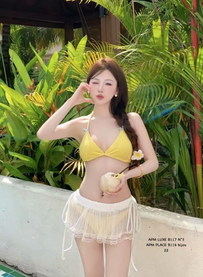 N3東大門㊣實拍女裝新品25春夏時尚熱賣真品休閑泳裝三件套N3泳裝