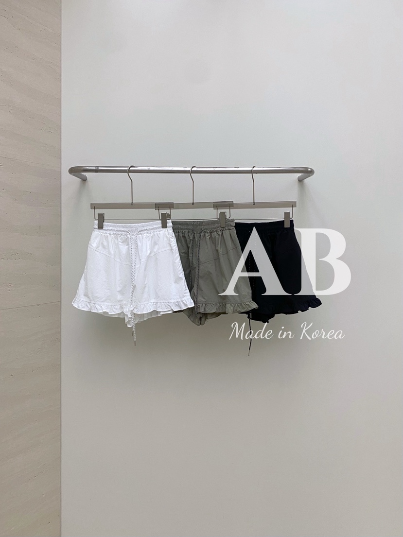AB韓國代購㊣女裝新款人氣熱賣時尚推薦真品職業休閑25春夏短褲AB短褲