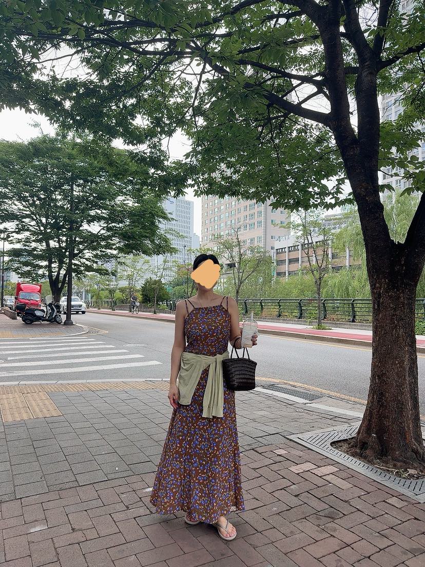 RIAH韓國直郵㊣女士新款人氣真品時尚職業25春夏休閑連衣裙RIAH連衣裙