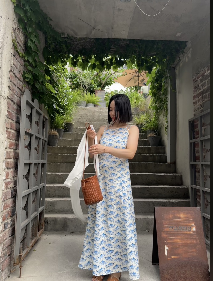 RIAH韓國直郵㊣女士新款人氣真品時尚職業25春夏休閑連衣裙RIAH連衣裙